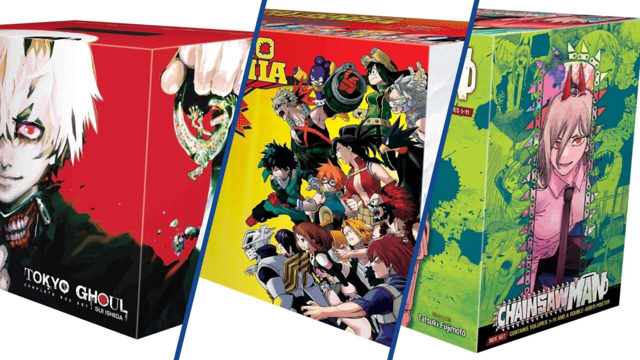 جعبه‌های مانگا در آمازون B2G1 رایگان هستند - Chainsaw Man، One Piece، Tokyo Ghoul، و غیره