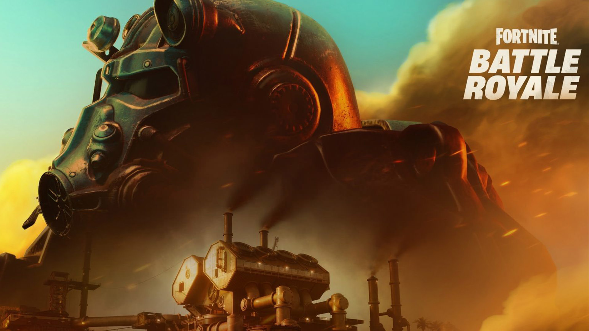 اسکرین شات جدید کراس اوور Fortnite را با Fallout نشان می دهد