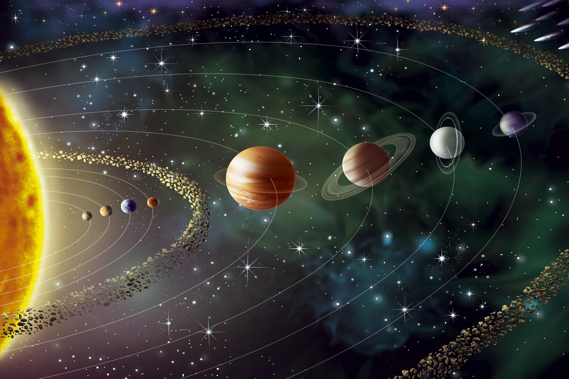 مرزهای منظومه شمسی در کجا قرار دارد؟